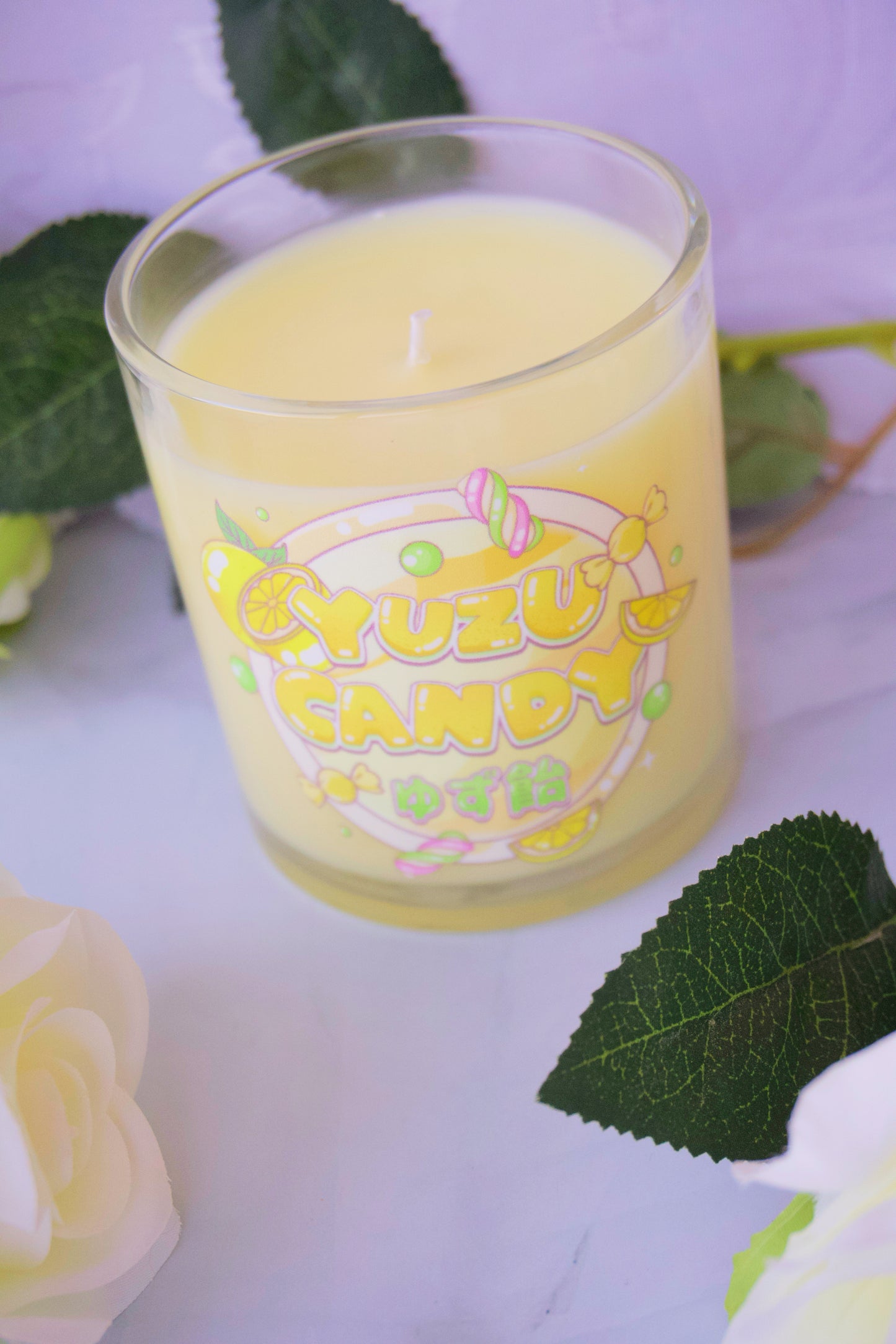 Yuzu Candy Container Candle