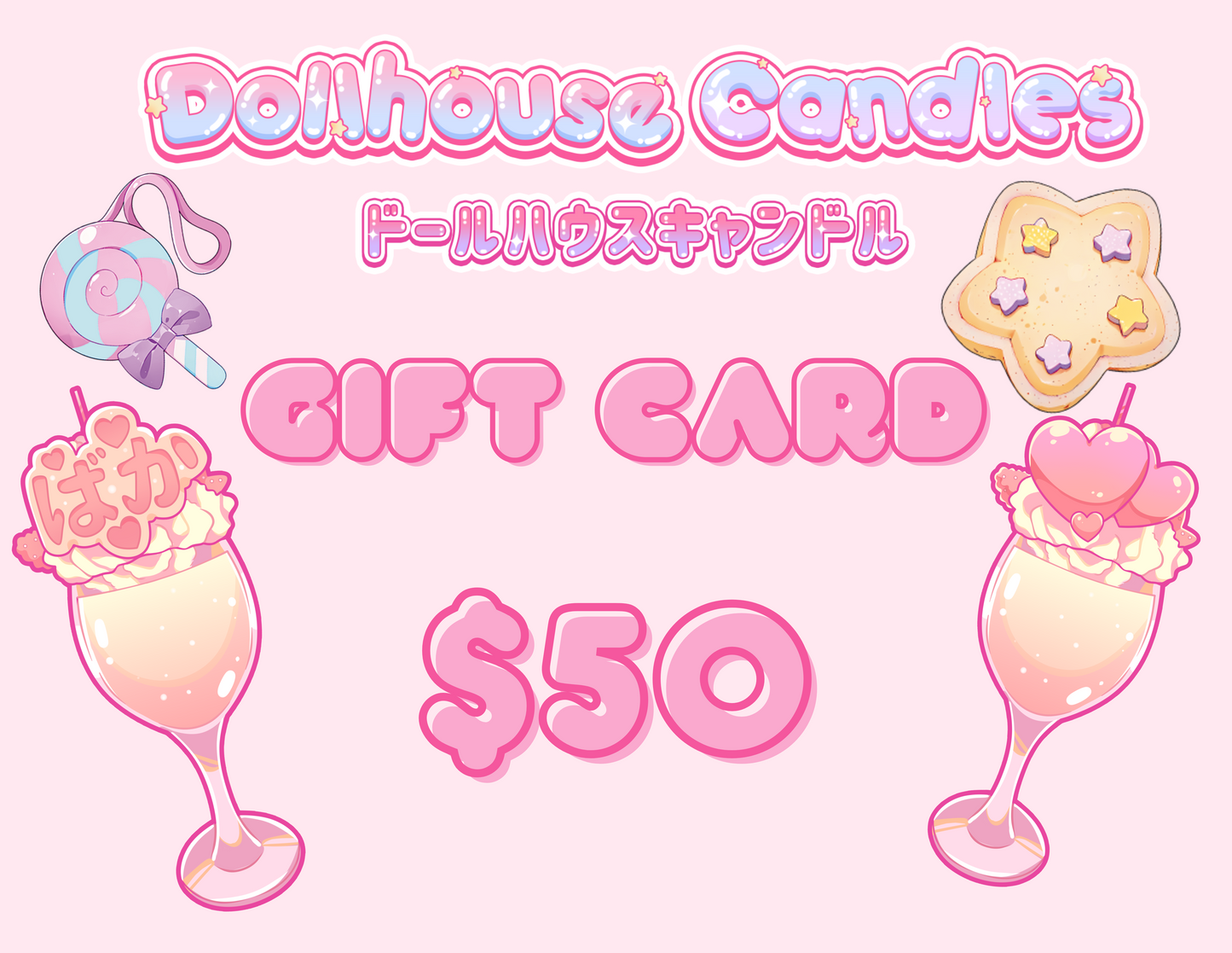 Dollhouse Candles Gift Card