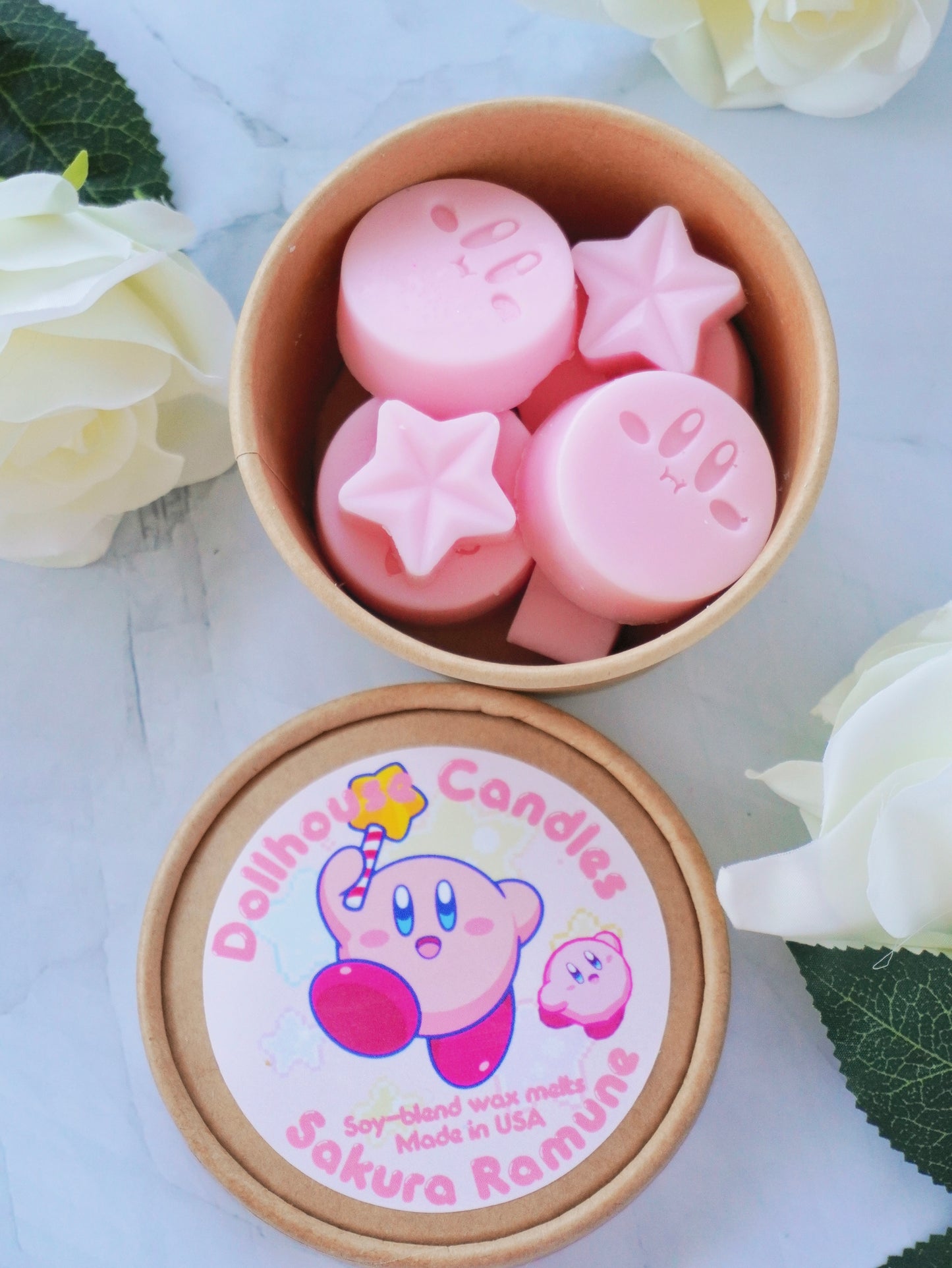 Kirby Sakura Ramune Wax Melts