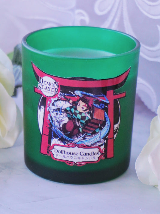 Tanjiro Demon Slayer Container Candle