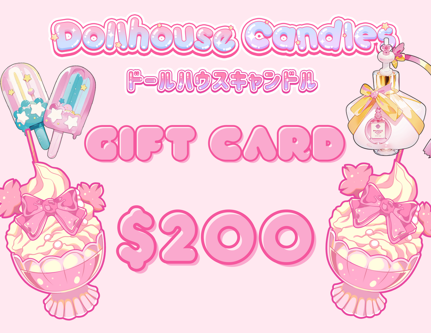 Dollhouse Candles Gift Card