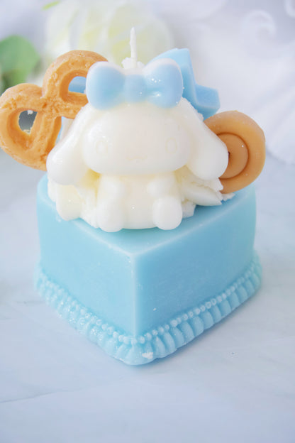 Cinnamoroll Mini Heart Cake Candle