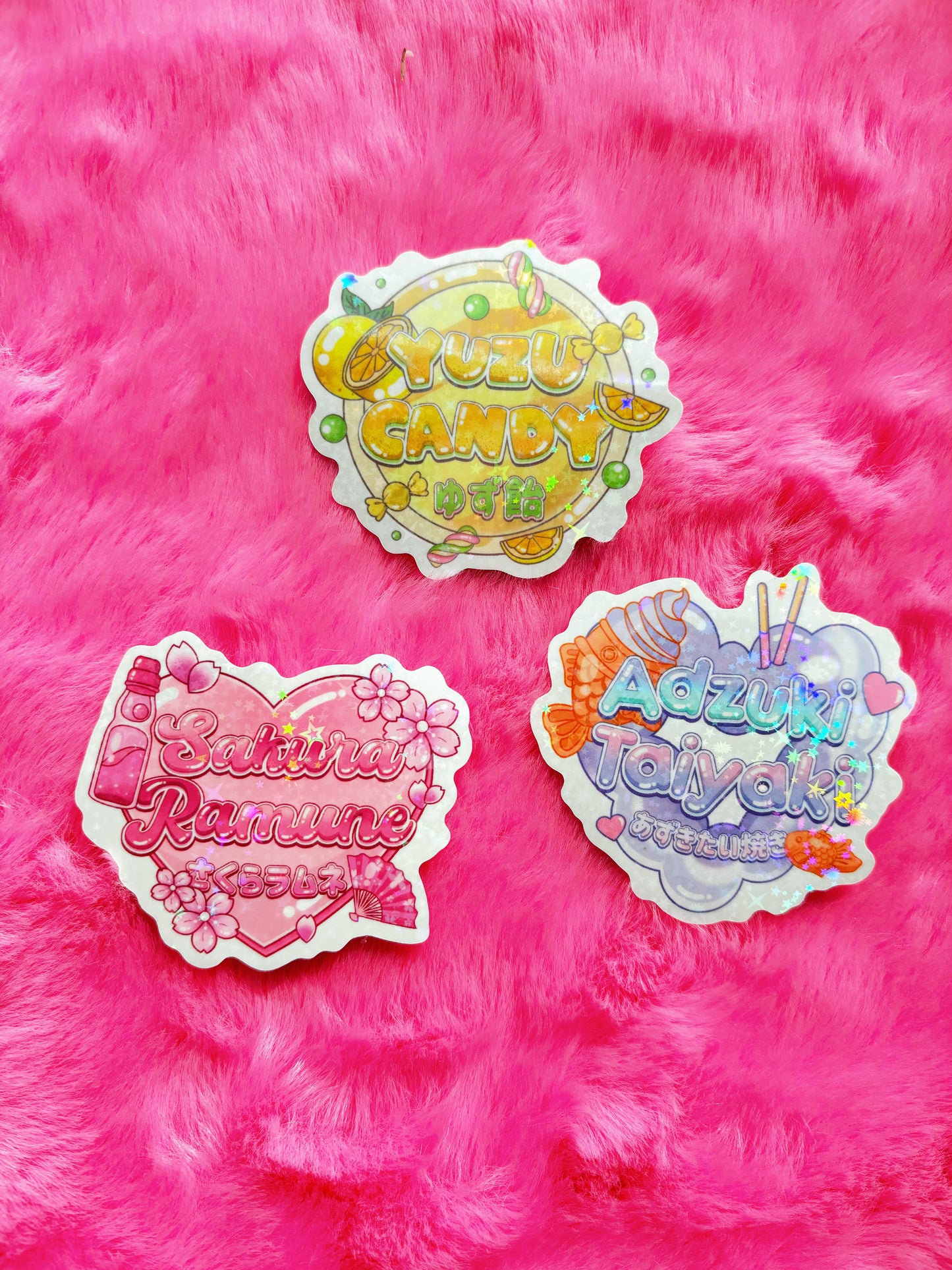 Holographic Signature Fragrance Sticker