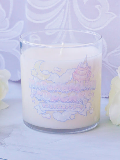 Marshmallow Cupcake Container Candle