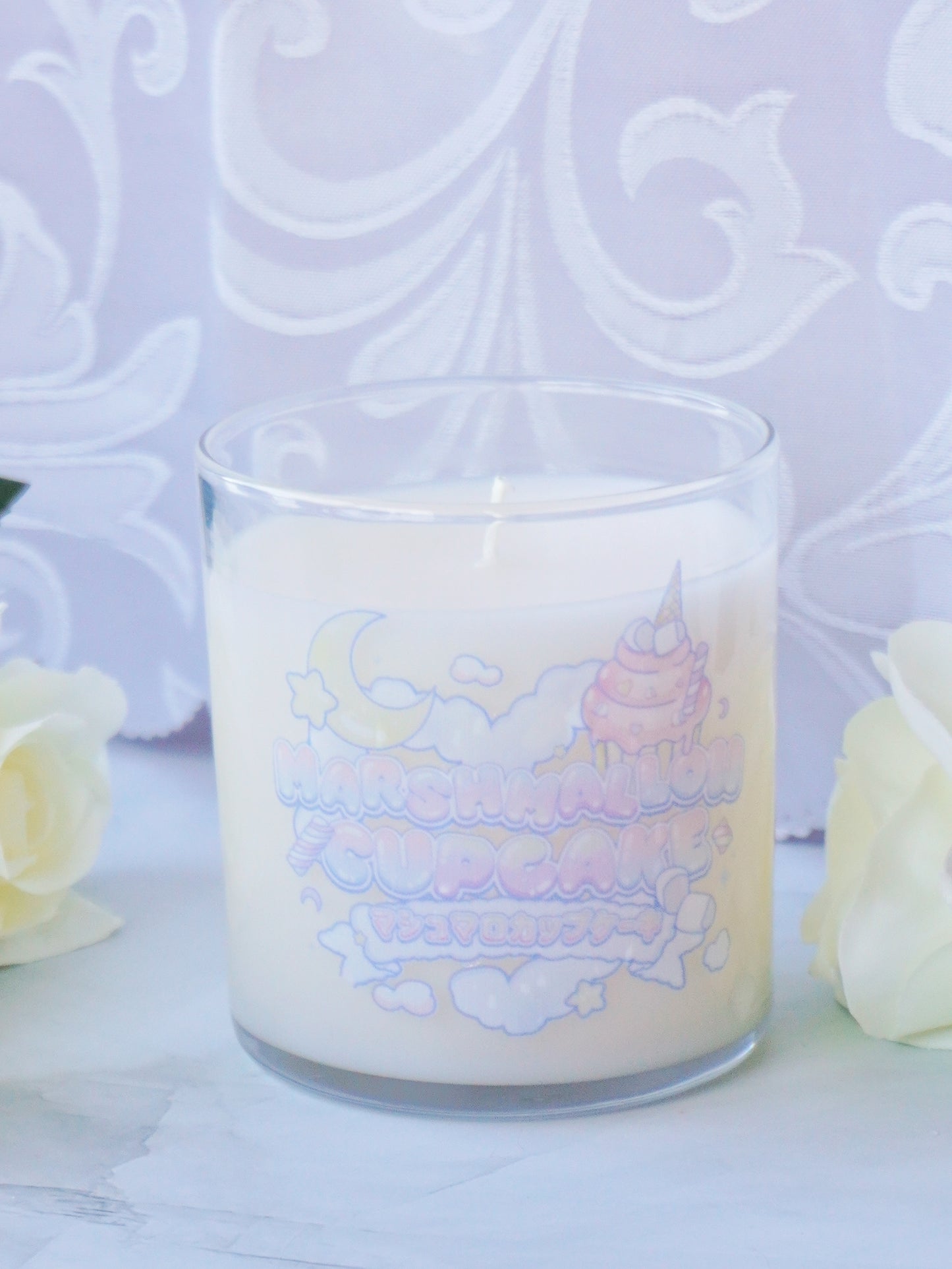 Marshmallow Cupcake Container Candle