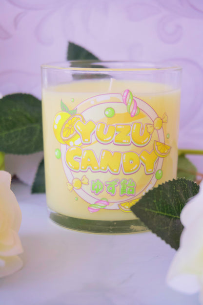 Yuzu Candy Container Candle