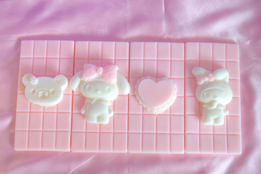 Kawaii Coquette Wax Melt Chocolate Bar — Break Apart