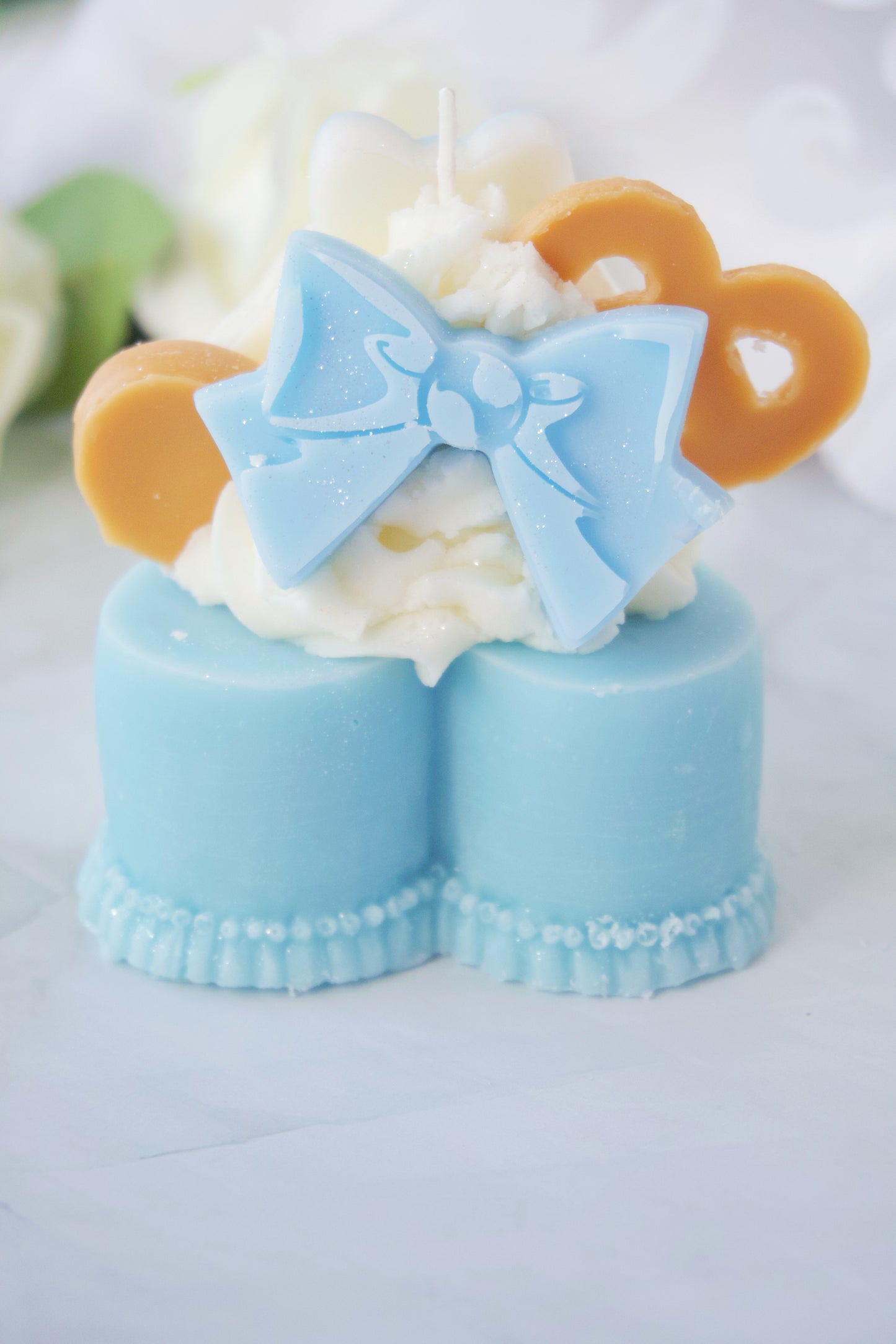 Cinnamoroll Mini Heart Cake Candle