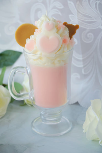 Tall Kawaii Pink Valentine Heart & Kuma Parfait